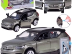 Volvo XC40 elektromos crossover fém modell világítási és hang funkciókkal