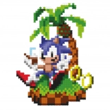 Jixelz Remix Sonic műanyag pixeles kirakó – Chillin' SONIC