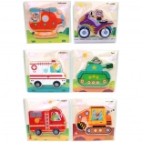 Fából készült puzzle Közlekedési Eszközök