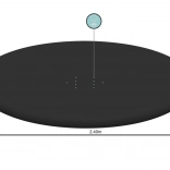 BESTWAY peremes, felfújható medencéhez való takaró, 244 cm