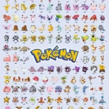 Az első 151 Pokémon 500 darabos kirakó