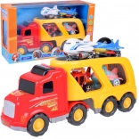 Nagy vontató – autószállító repülőkkel és helikopterrel, hangokkal