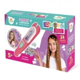 Csillogó hajgyémántok applikátorral és csatokkal