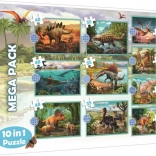 Puzzle 10 az 1-ben – dinoszauruszok