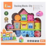 VIGA fa egymásra rakható építőkockák – Város