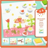 DJECO Bélyegzőkészlet Virágok