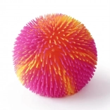Színes rojtos szivárványlabda fénnyel - narancs-rózsaszín