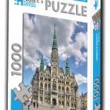 Libereci városháza puzzle 1000 darab – turisztikai kiadás