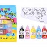 Üvegfesték kontúrral és sablonokkal 5+1