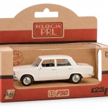 PRL FIAT 125p fehér modellautó 1:43