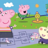 Minipuzzle 54 darabos PEPPa PIG – Boldog nap