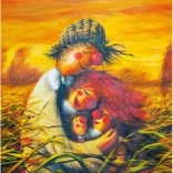 Puzzle madárijesztő család 1000 darab MAGNOLIA