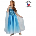 Karneváli jelmez Hókirálynő 120-130 cm