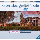 Ravensburger panoráma puzzle 1000 darab - Kolosszeum naplementében
