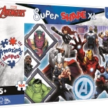 Puzzle 104 darab XL Super Shape – kedvenc Avengers hőseid