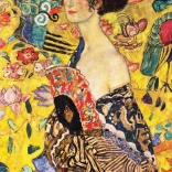 ENJOY puzzle Gustav Klimt Nő legyezővel 1000 darab