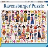 Ravensburger puzzle – Virágok és barátok, 200 darabos