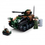 Sluban Model Bricks kis Wiesel tank 2 az 1-ben építőkészlet