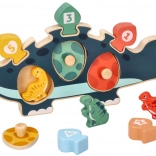Fa gyerek puzzle - Dinoszaurusz
