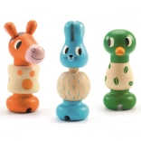 Fa csavarozható állatfigurák Djeco