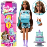 Barbie party unboxed születésnapi baba corgi kutyussal