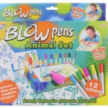 Fújó filctollak safari – nagy kreatív készlet gyerekeknek