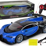 RC sportautó 1:12 távirányítós ajtónyitással és LED fényszórókkal