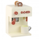Fa gyerek kávéfőző csészével és kapszulákkal