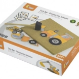 VIGA parafaszegező – építőjárművek, 45 darab Montessori