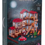 Mega varázslatos babaház kiegészítőkkel, 251 darab