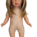 Llorens Carla - realisztikus baba puha textil testtel 40 cm