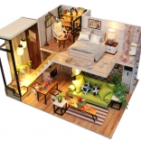 Miniatűr házikó Romantikus skandináv stílus 2Kids Toys