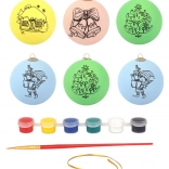 Karácsonyi díszek festőkészlete