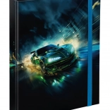 Baagl A5 füzetborító versenyautó mintával