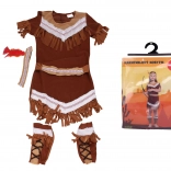 Karneváli jelmez Indiánlány gyerekeknek