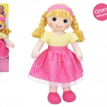 Éneklő textilbaba Míša Růžičková 55 cm