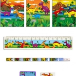 Írószerkészlet dinoszaurusz mintával