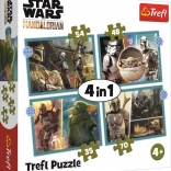 4 az 1-ben puzzle STAR WARS: THE MANDALORIAN
