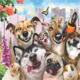 Crazy selfie gyémántfestés 30x40 cm