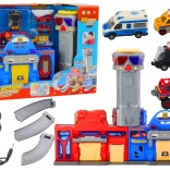 Tűzoltó és rendőrállomás járművekkel - City Action