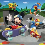 Puzzle Mickey és Minnie: A gördeszkaparkban XXL 100 darabos