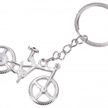 Ezüst kerék alakú kulcstartó