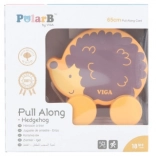 Fa húzható játék süni