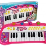 Billentyűs zongora 24 billentyű Rózsaszín