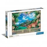 Puzzle 3000 darabos tóra néző kilátás Clementoni