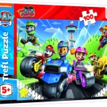 100 darabos PAW PATROL motorokon puzzle