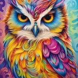 Színes bagoly puzzle 1000 darabbal