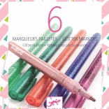 Csillogó pasztell filctollak Djeco