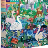 Kacsák a réten négyzet alakú puzzle 1000 darabból