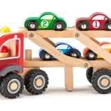 Fa autószállító 4 versenyautóval